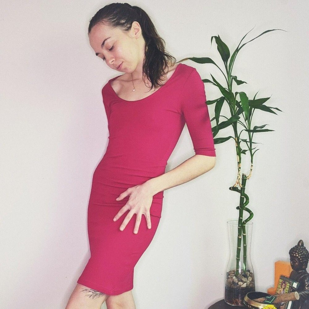 Topshop pink Bodycon Dress